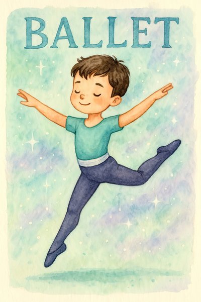 O rapaz sonhador do ballet de Natalie Bruns