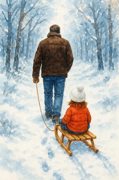 Passeio de Inverno para Pais e Filhos de Natalie Bruns