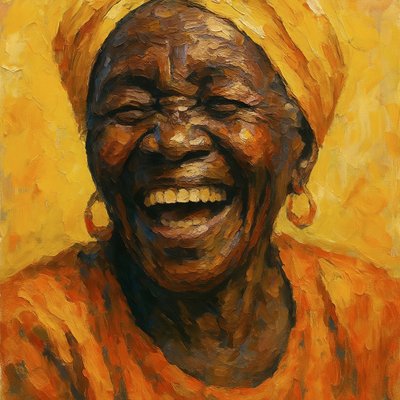Risos alegres africanos de Natalie Bruns