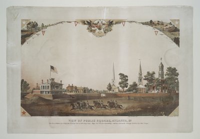 Vista da praça pública, Atlanta, Ga. de Nathan B. Abbott