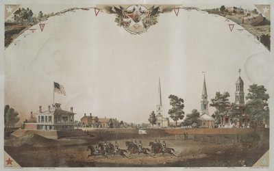 Vista da praça pública, Atlanta, Geórgia de Nathan B. Abbott