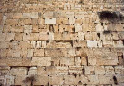 Muro ocidental do templo no Monte do Templo, Jerusalém de Nathan Benn