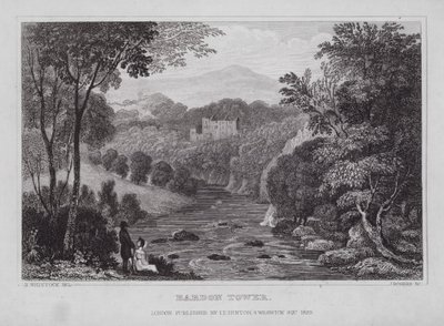 Torre Bardon (gravura) de Nathaniel (after) Whittock
