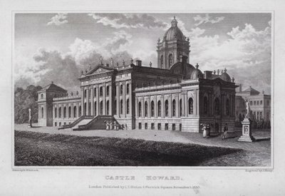 Castelo Howard (gravura) de Nathaniel (after) Whittock