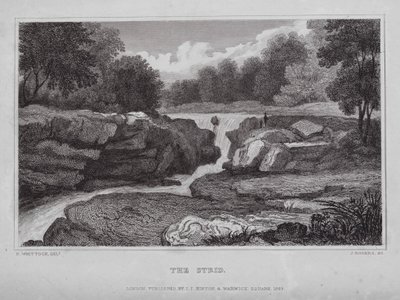 O Strid (gravura) de Nathaniel (after) Whittock