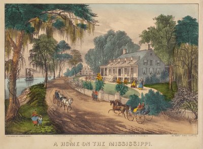 Uma casa no Mississippi de Nathaniel Currier