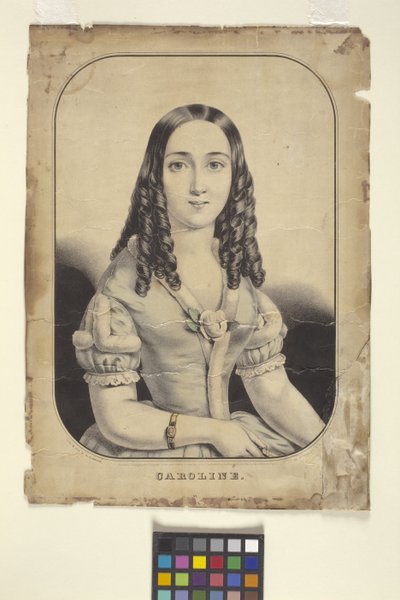 Carolina (litografia colorida à mão) de Nathaniel Currier