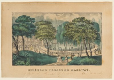 Rundbahn der Vergnügung de Nathaniel Currier