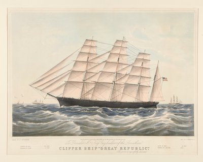 Clipper Ship de Nathaniel Currier