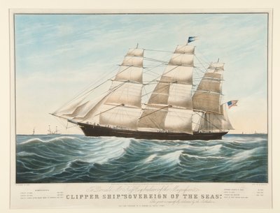 Navio Clipper de Nathaniel Currier