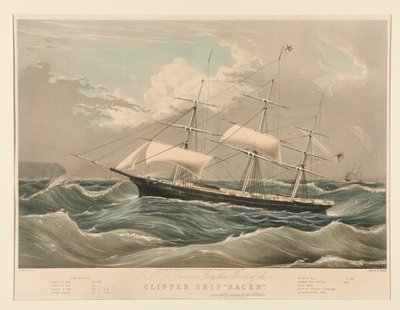 Navio Clipper de Nathaniel Currier