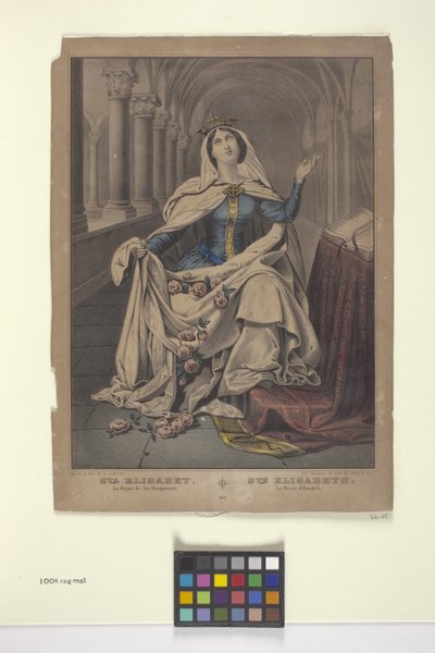 Santa Isabel (tinta, lápis) de Nathaniel Currier