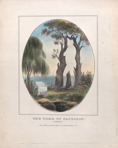 A Tumba de Napoleão, 1833-88., 1833-88. de Nathaniel Currier