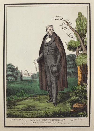 William Henry Harrison: Nono Presidente dos Estados Unidos de Nathaniel Currier
