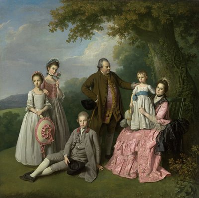 A família Pybus de Nathaniel Dance-Holland