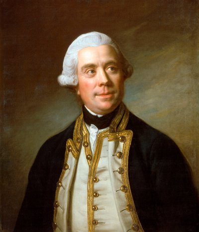 Capitão Samuel Barrington (1729-1800), c.1770 (óleo sobre tela) de Nathaniel Dance