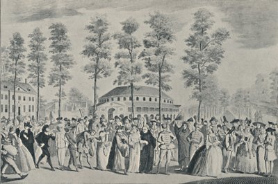 O baile de jubileu em Ranelagh Gardens, 26 de abril de 1749, 1920 de Nathaniel Parr