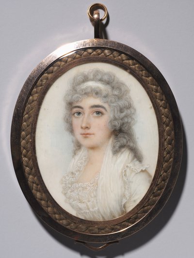 Retrato de uma mulher, c. 1795 de Nathaniel Plimer