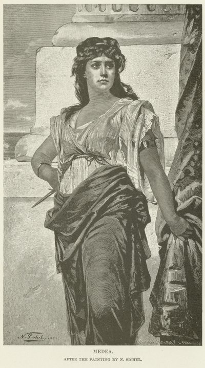 Medea (gravura) de Nathaniel Sichel