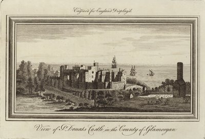 St Donats Castle de Nathaniel and Samuel Buck