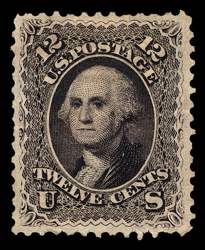 12c Washington solteiro, 1861. de National Bank Note Company