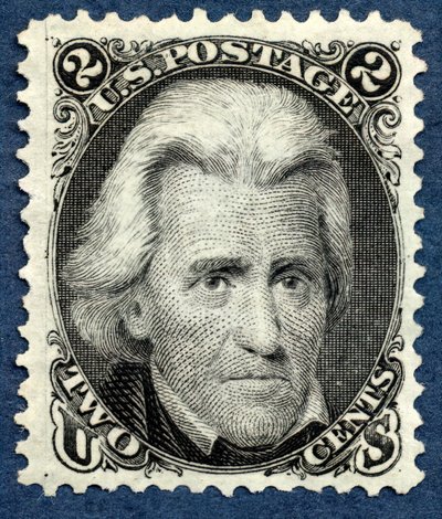 2c reedição de Andrew Jackson, 1875. de National Bank Note Company