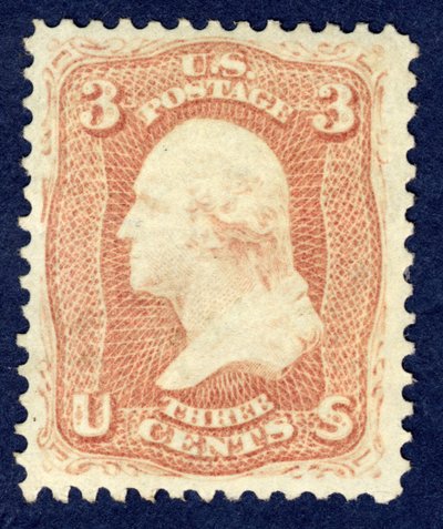 3c Washington solteiro, 1861. de National Bank Note Company