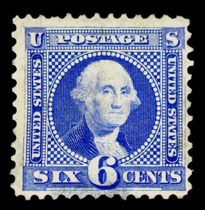 6c reedição de Washington, 1875. de National Bank Note Company