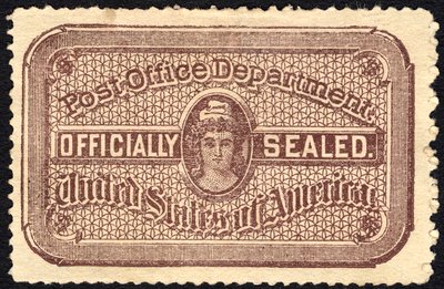 Selo dos Correios, 1889. de National Bank Note Company