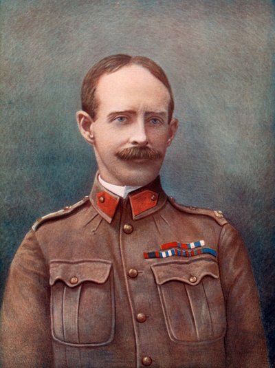 Tenente-General Ian Hamilton, comandante da Divisão de Infantaria Montada, Força de Campo da África do Sul, 190 de Navy and Army