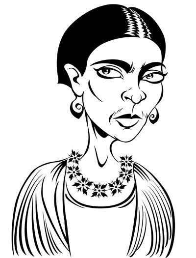 Frida Kahlo (digital) de Neale Osborne