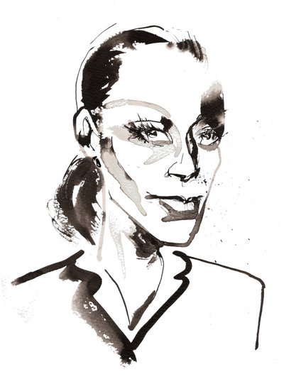Ingrid Thulin, 2025 (tinta) de Neale Osborne