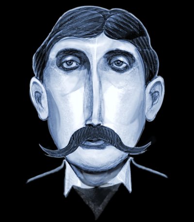 Marcel Proust, 2021 (digital) de Neale Osborne