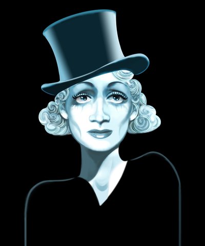 Marlene Dietrich, 2021 (digital) de Neale Osborne