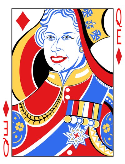 Rainha Elizabeth II 2012, de Neale Osborne de Neale Osborne