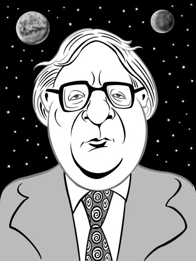 Ray Bradbury, 2019 (digital) de Neale Osborne