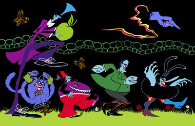 Os Blue Meanies, 2023 (digital) de Neale Osborne