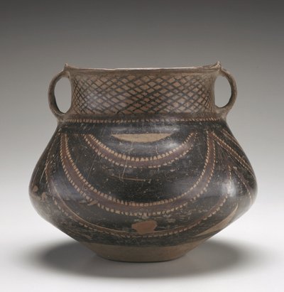Urna, Província de Gansu, c.2000 aC (cerâmica) de Neolithic Period Chinese School