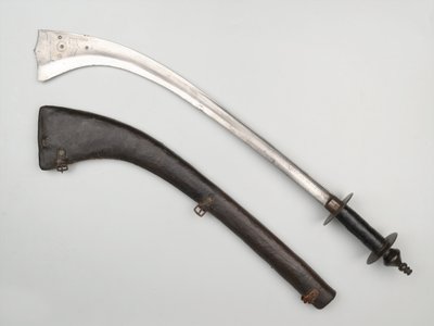 Espada e bainha de Kora de Nepalese School