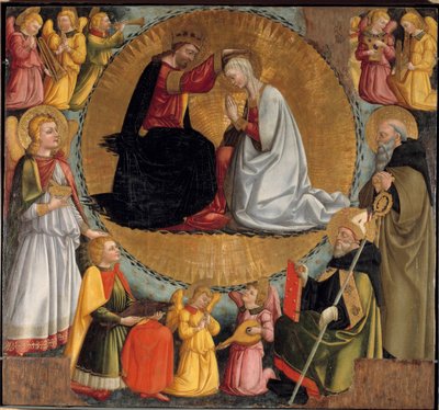 A Coroação do Altar da Virgem de Neri di Bicci