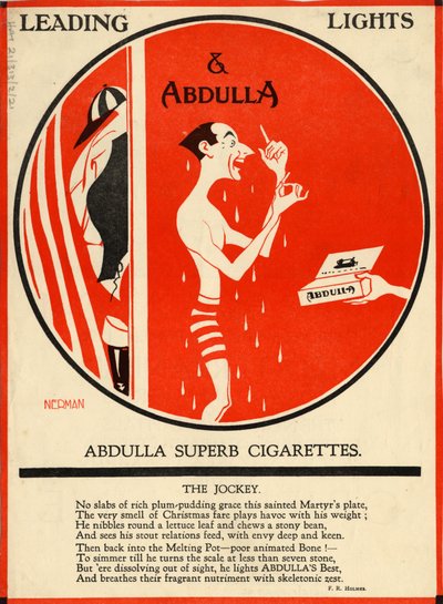 Cigarros Abdulla, 1920 de Nerman