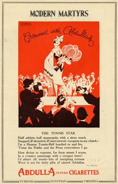 Cigarros Abdulla, 1927 de Nerman