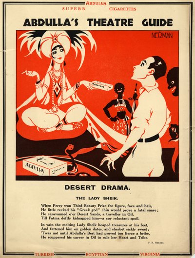 Cigarros Abdulla, 1928 de Nerman