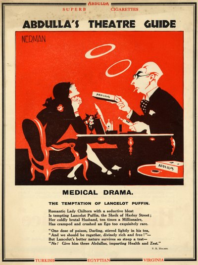 Cigarros Abdulla, 1928 de Nerman