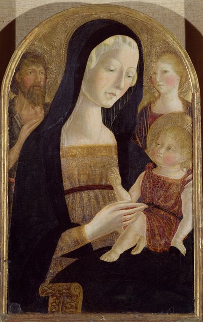 Nossa Senhora e Criança com os Santos João Baptista e Maria Madalena, de Neroccio de Bartolomeo de