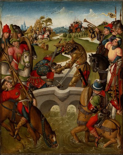 O imperador Heráclio mata o rei da Pérsia de Netherlandish