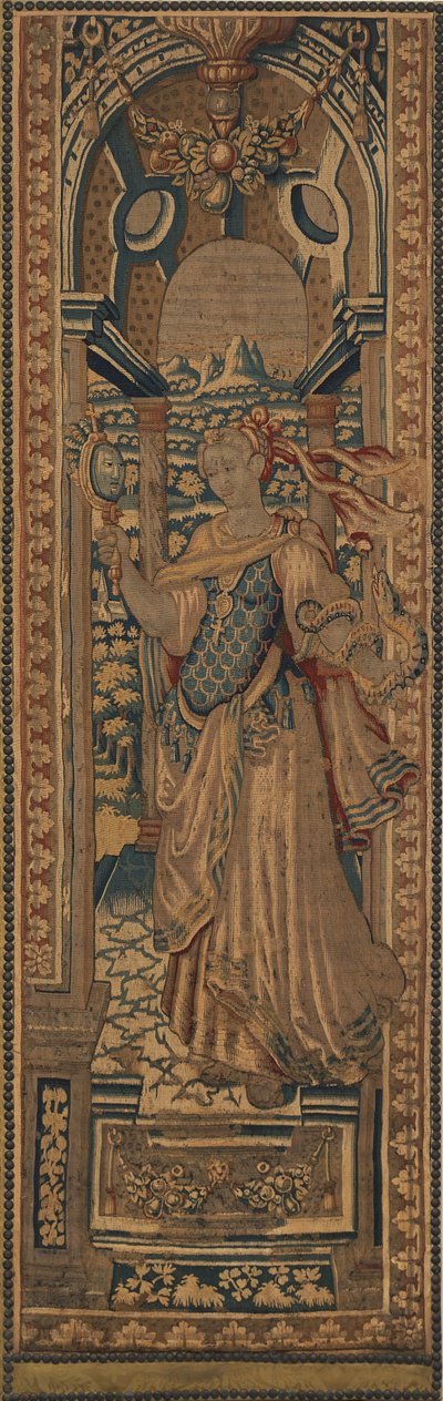 As Quatro Virtudes Cardeais: Prudência de Netherlandish 16th Century