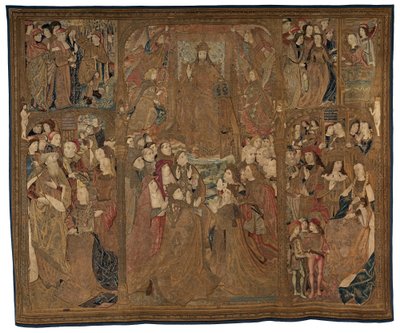 O Triunfo de Cristo ("A Tapeçaria Mazarin") de Netherlandish 16th Century