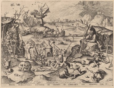 A tentação de Santo António de Netherlandish 16th Century after Hieronymus Bosch, Hieronymus Cock