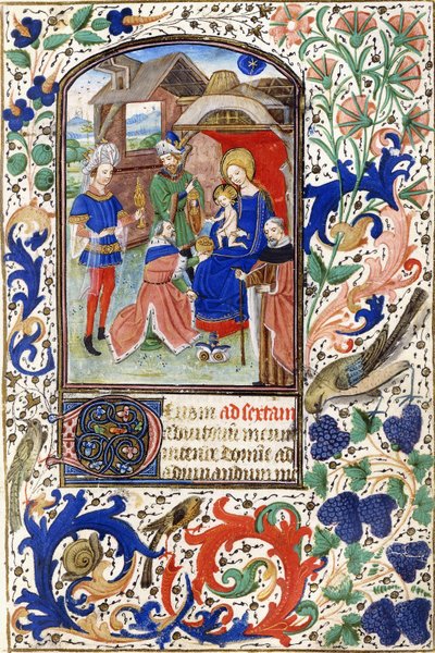 Adoração dos Magos, c.1450 de Netherlandish School